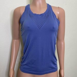 Victoria Sport Blue Seamless Top Size M